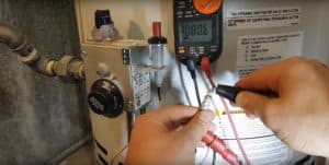 Attaching the leads to the thermocouple