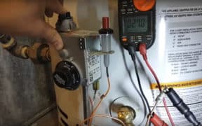 Testing a thermocouple voltage