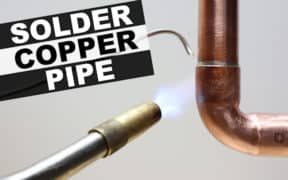 How to solder copper pipe