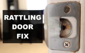 How to fix a rattling door